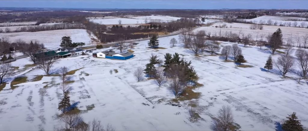 Livingston Country Club - Geneseo, NY aerial view via drone