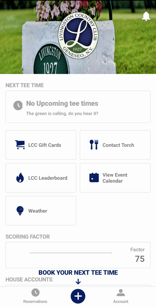 golflcc app screenshot